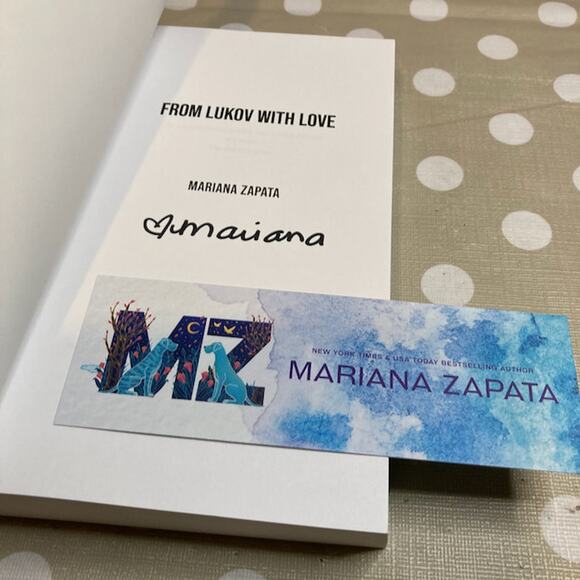 09 Author Webstore Exclusive FROM LUKOV WITH LOVE Mariana Zapata BRAND NEW - Picture 4 of 4